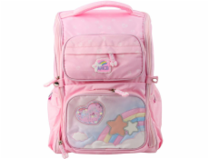 Lean Školní batoh Unicorn s hrudním popruhem růžový 20l