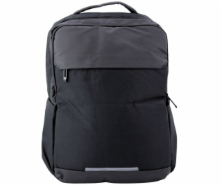 Lean Městský batoh s USB a kapsou na notebook, černý, 16 ...