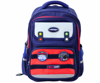 Lean Dětský školní batoh s hrudním popruhem, tmavě modrý,...