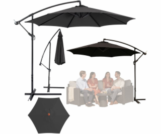 Lean Zahradní slunečník Side s nastavitelným sklonem 350 ...