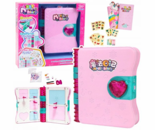 LeanToys Tajný deník s visacím zámkem, zápisník, skříňka,...