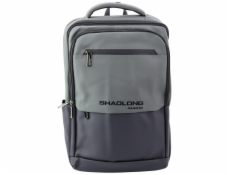 Lean Batoh Business City s USB portem, kapsou na notebook, černošedý, 16 l