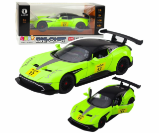 LeanToys Sportovní auto s natahovacím motorem, světly, zv...