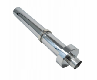 Poujoulat 80/125 vertikální konec (nv) - nerezová ocel