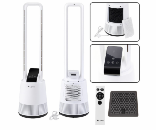 Lean Fan Bezlopatkový podlahový ventilátor s časovačem os...