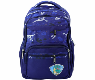 Lean Školní batoh s dinosaury a hrudním popruhem s T-Rexe...