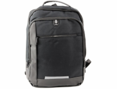 Lean Batoh na notebook s USB kabelkou, černý, 16 l, 45 cm, LEAN