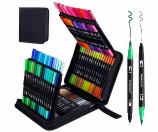 Lean Sada 120 voděodolných oboustranných barevných fixů