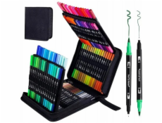 Lean Sada 120 voděodolných oboustranných barevných fixů