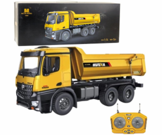 HUINA RC sklápěč se světly a zvuky žlutý 1:14