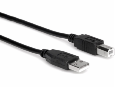 Hosa USB kabel USB-A - USB-B 0,91 m černý (USB-203AB)