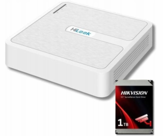HiLook NVR-104H-D/4P 1TB 4kanálový IP rekordér s 1TB disk...