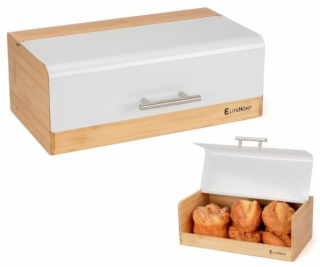 Elitehoff Bambusová krabička na chléb, nádoba na chléb E-...