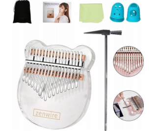 Zenwire Kalimba Africký nástroj Klavír Zanza Mbira 17 Key...