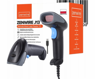 Zenwire Stacionární laserová čtečka čárových kódů kabelov...