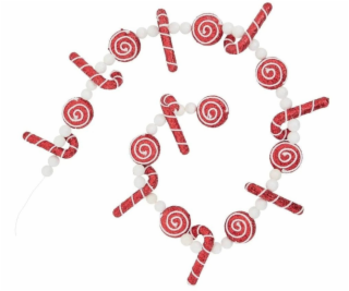 Atmosphera Vánoční girlanda s cukrovými hůlkami a sladkos...