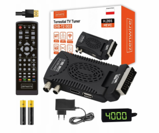 Zenwire DVB-T2 HEVC H.265 WiFi pozemní TV tuner dekodér D...
