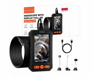Zenwire Endoskop s inspekční kamerou pro motorové potrubí...
