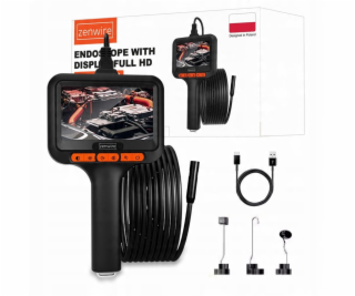Zenwire Endoskopická inspekční kamera do dílny s IPS disp...