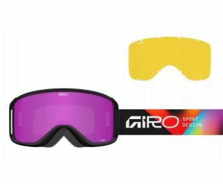 Giro Zimní brýle GIRO SAGEN BLACK ANGLES (OTG) (válcové) ...