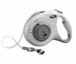 Flexi Vodítko Select M pásek 7m světle šedé