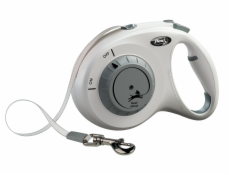 Flexi Vodítko Select M pásek 7m světle šedé