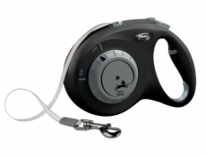 Flexi Vodítko Select M pásek 7m černo-šedé