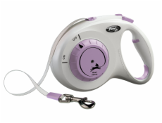 Flexi Vodítko Select M pásek 7m světle šedo-fialové