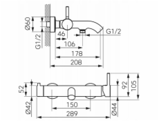 Ferro BCK11 / CIRICULUS / VANOVÁ BATERIE SE SPRCHOVOU SADOU CHROM