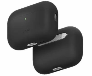 Uniq Lino - silikonový kryt pro AirPods Pro 3 černý