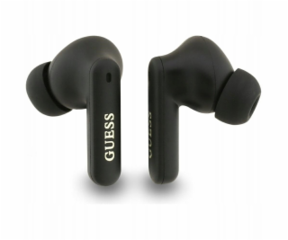 Guess Sluchátka TWS ENC 4G Classic Metal Logo černá