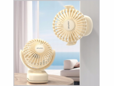 Awei Mini USB stolní ventilátor F45 s klipem 1200mAh bílý