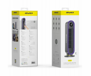Awei Sloupový ventilátor Fan 3600mAh šedý