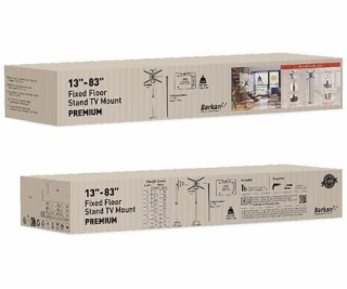 Barkan TV stojan 13-86 do 56 kg, nastavitelný, šroubovaný