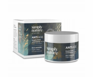 Nivea CLOCHEE_Simply Nature noční krém proti stárnutí s c...