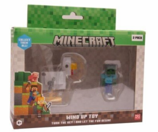 MINECRAFT S2 3D WIND-UP TOY - CHICKEN & JOCKEY