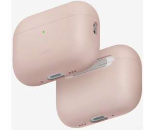 Uniq Lino - silikonový kryt pro AirPods Pro 3 růžový