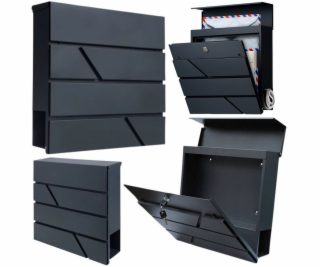 LeanToys Velká poštovní schránka na dopisy a noviny, antr...