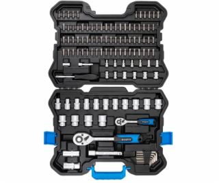 KingTul Sada nářadí 115 kusů 1/4, 1/2 (6stranná)