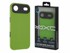 Yaxo Kožené pouzdro Gear Slim MagSafe pro iPhone 17 Air v tropické zelené barvě