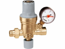Caleffi Automatický plnicí ventil pro instalaci s možností připojení tlakoměru nebo s tlakoměrem (553640)
