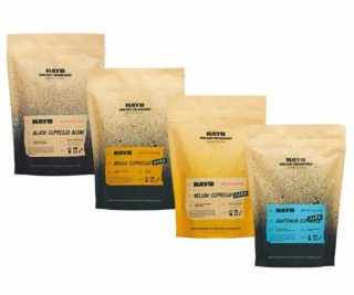 HAYB Mletá káva DARK Espresso Starter Pack 4x250g