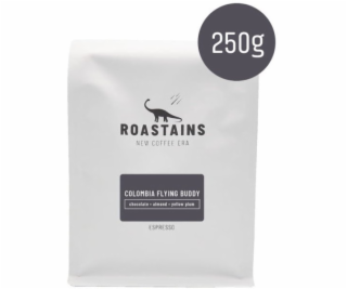 Roastains kávová zrna Colombia Flying Buddy ESPRESSO 250g