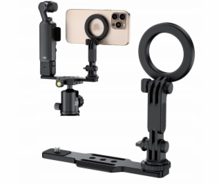 JJC Držák na lištu pro DJI Osmo Pocket 3 + MagSafe telefo...