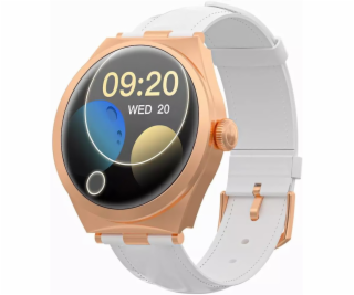 Gravity Chytré hodinky Smartwatch růžovo-zlaté bílé GT25-5