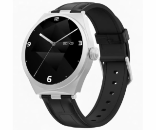 Gravity Chytré hodinky Smartwatch stříbrná černá GT25-8