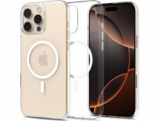 Spigen Pouzdro Thin Fit Mag MagSafe pro Apple iPhone 16 Pro Max, průhledné/bílé
