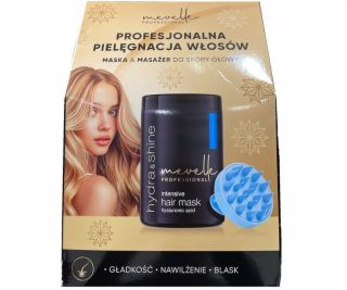 NoName MEVELLE Hydra & Shine vlasová maska 900ml + masážn...