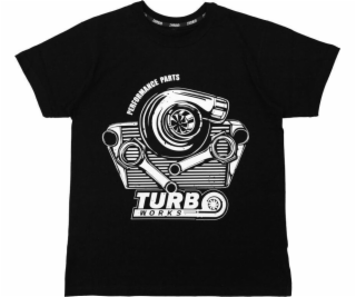 SLIDE Tričko TurboWorks, černé, velikost S