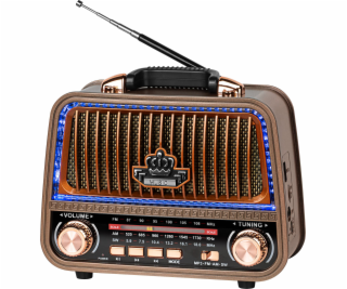 Kruger&Matz Přenosné analogové solární rádio model KM0833